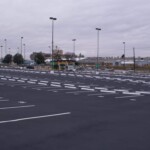 Peachy Airport Parking lot marking service